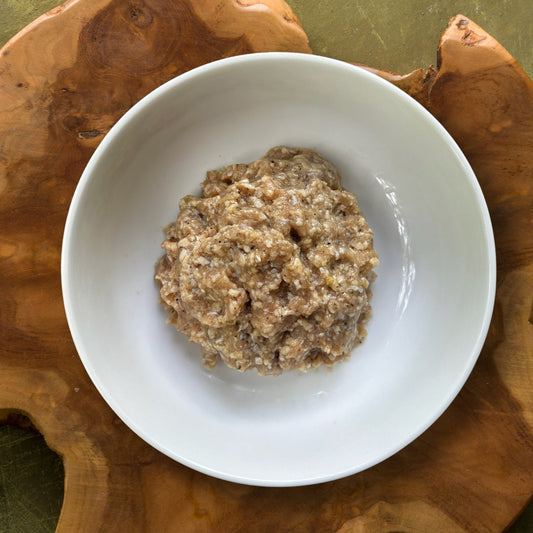 Pasture raised chicken ground burger